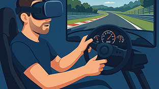 Автосимуляторы в VR - гонки и турнир на время